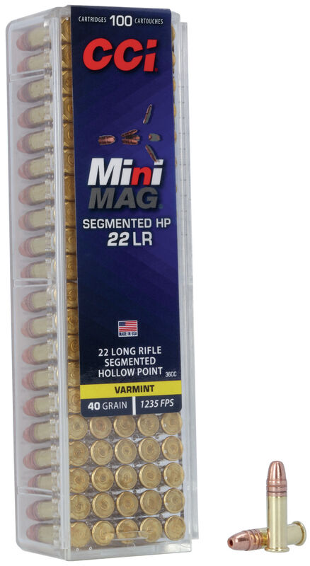 Cci 22 Lr Mini Mag Segmented Hollow Point Accuracy Plus